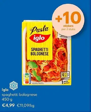 Aanbieding: Iglo spaghetti bolognese