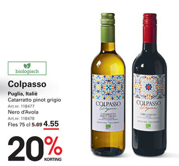 Aanbieding: Colpasso Catarratto pinot grigio