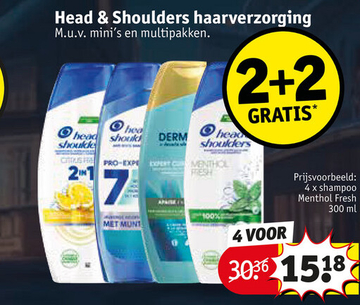 Aanbieding: Head & Shoulders haarverzorging