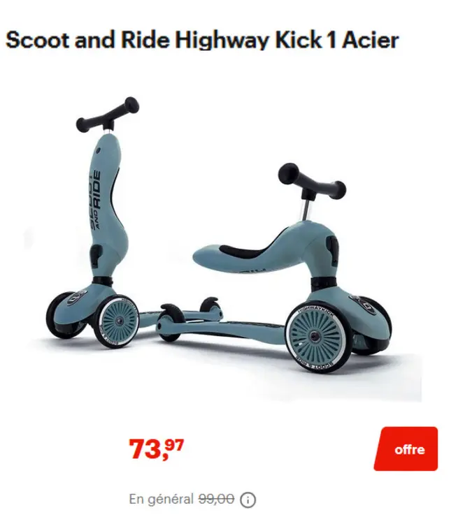 Offre: Scoot and Ride Highwaykick
