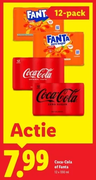 Aanbieding: Coca-Cola of Fanta