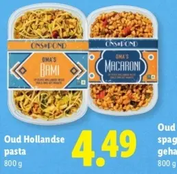 Aanbieding: Oud Hollandse pasta