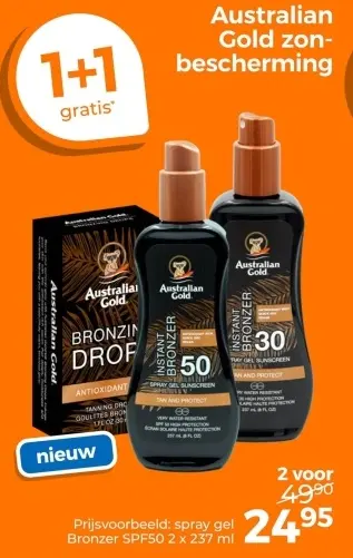 Aanbieding: Australian Gold zon-bescherming