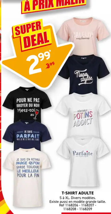 Offre: T-shirt adulte