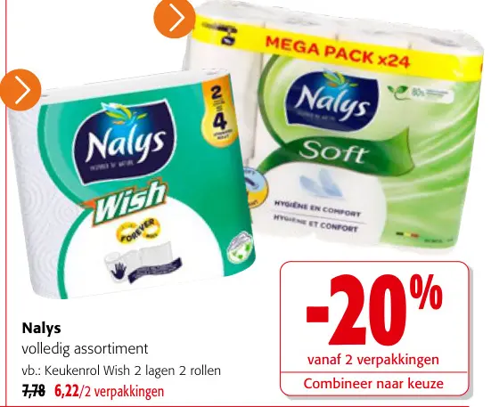Promotie: Volledig Assortiment Keukenrol en Toiletpapier