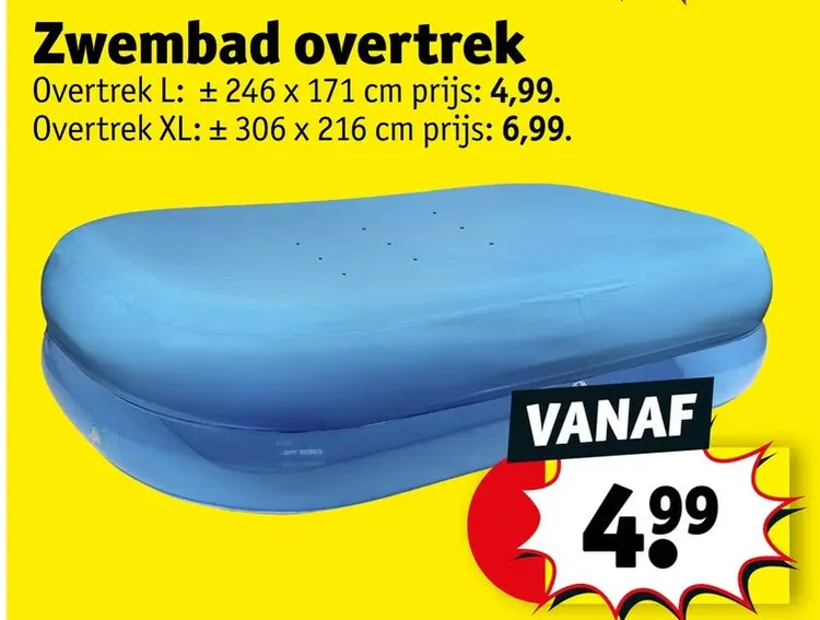 Promotie: Zwembad overtrek