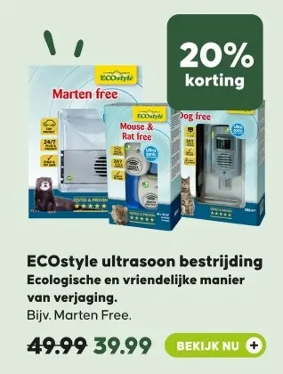 Aanbieding: ECOstyle ultrasoon bestrijding