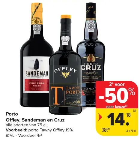 Promotie: Porto Offley, Sandeman en Cruz