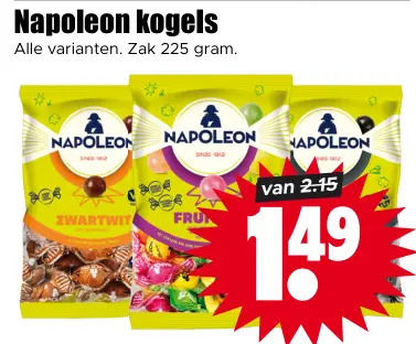 Aanbieding: Napoleon kogels