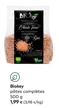 Offre: Biokey pâtes complètes