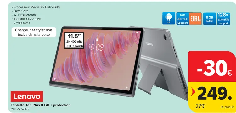 Offre: Tablette Tab Plus