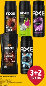 Offre: Gel douche ou déodorant
