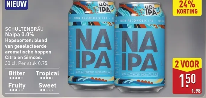 Aanbieding: Naipa 0.0%