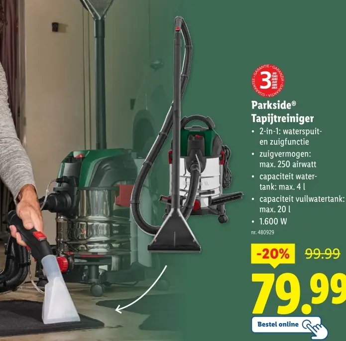 Aanbieding: Tapijtreiniger