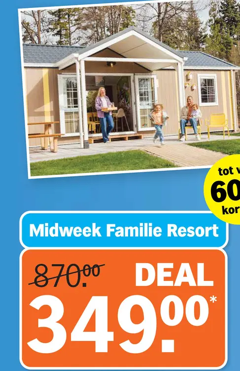 Aanbieding: Midweek Familie Resort De Tovertuin