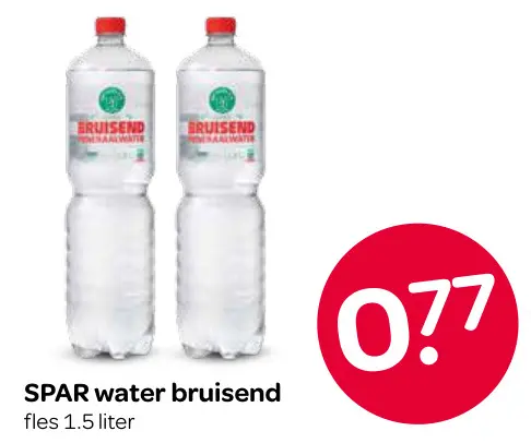 Aanbieding: Water bruisend