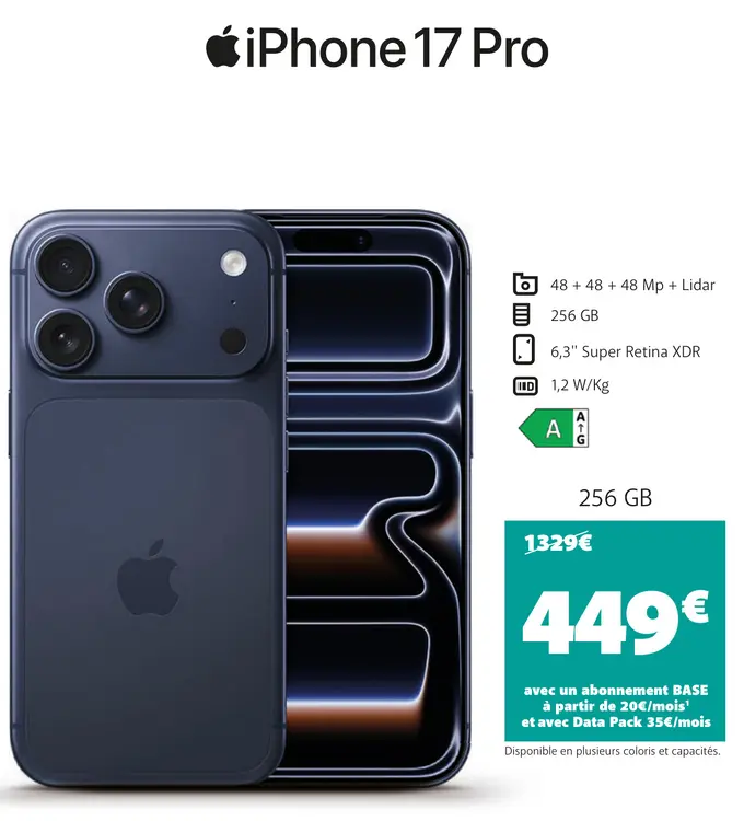 Offre: iPhone