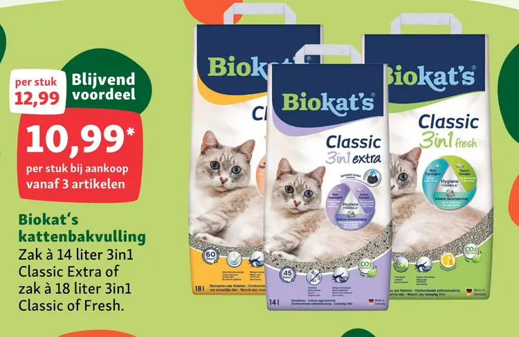 Aanbieding: kattenbakvulling
