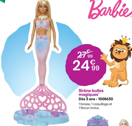 Offre: Sirène bulles magiques