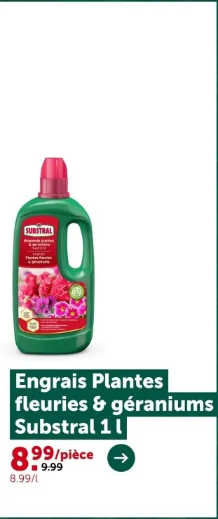 Offre: Engrais Plantes fleuries & géraniums