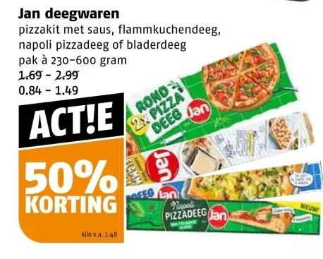 Aanbieding: Jan deegwaren