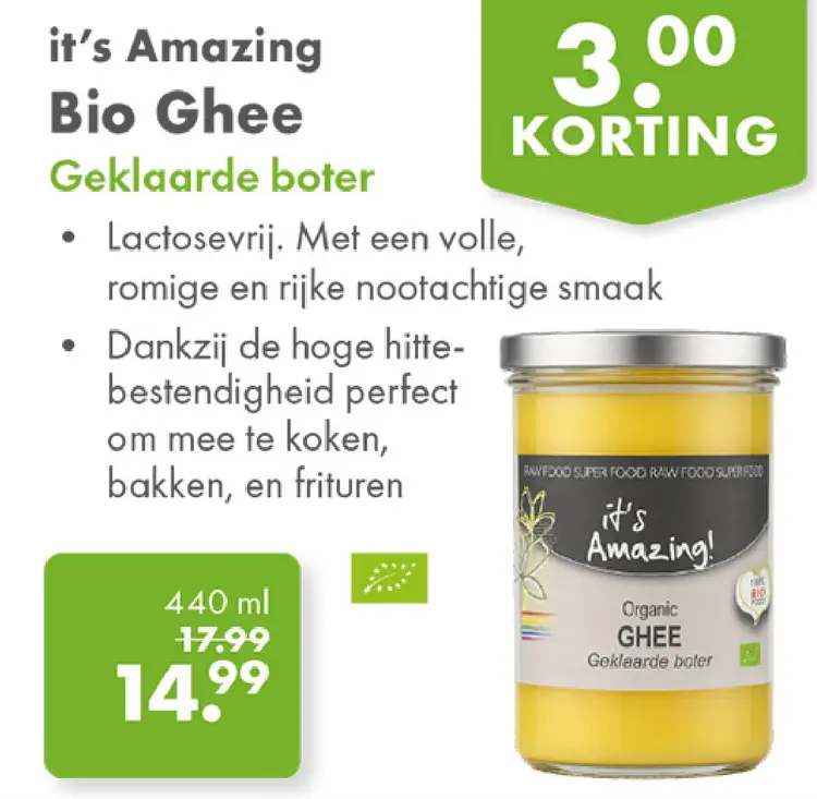 Aanbieding: It's amazing bio ghee