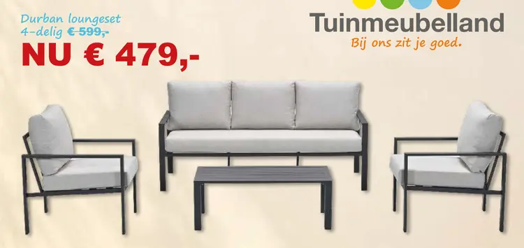 Aanbieding: Durban loungeset