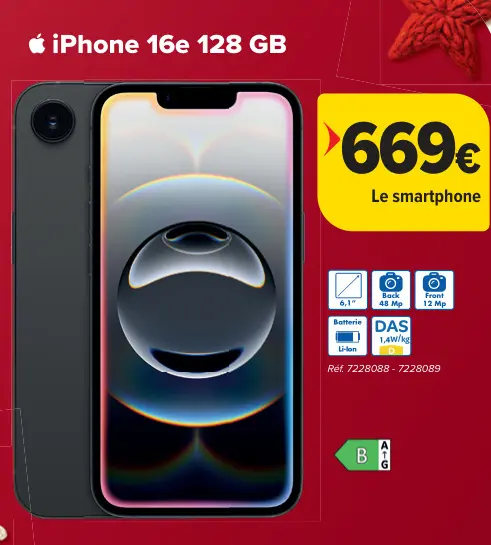Offre: iPhone 16e