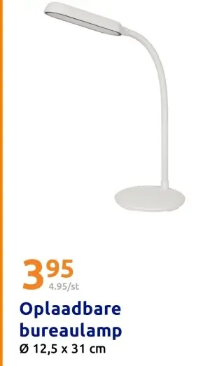 Aanbieding: Oplaadbare bureaulamp