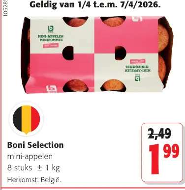 Promotie: mini-appelen