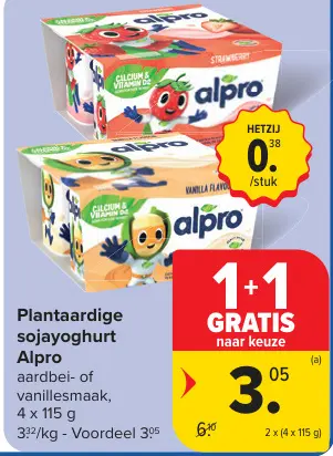 Promotie: Plantaardige sojayoghurt