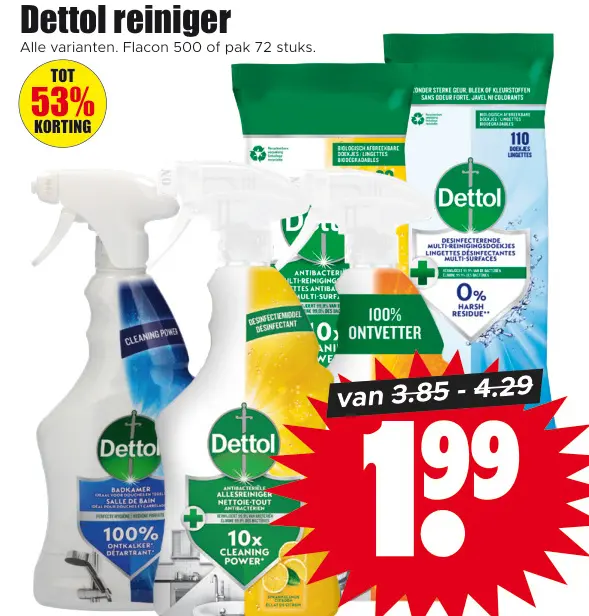 Aanbieding: Dettol reiniger