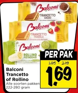Aanbieding: Trancetto of Rollino