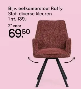 Aanbieding: eetkamerstoel Raffy