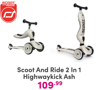 Aanbieding: Scoot And Ride 2 In 1 Highwaykick Ash