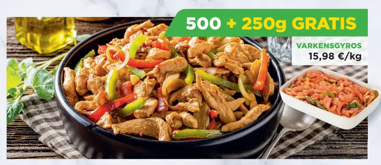 Promotie: Varkensgyros