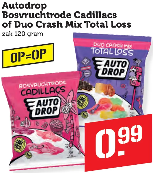 Aanbieding: Bosvruchtrode Cadillacs of Duo Crash Mix Total Loss