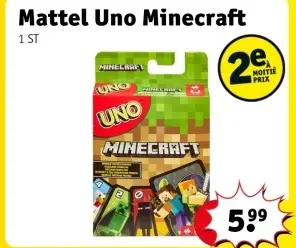 Offre: Uno Minecraft