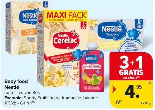 Offre: Baby food