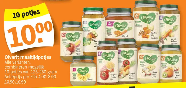 Promotie: Olvarit maaltijdpotjes