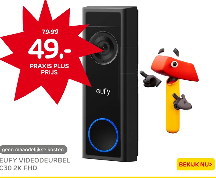 Aanbieding: Eufy videodeurbel