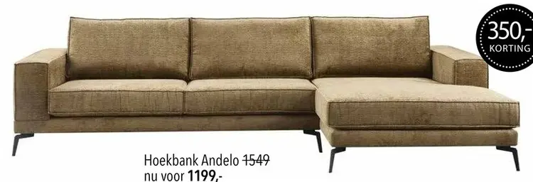 Aanbieding: Hoekbank Andelo