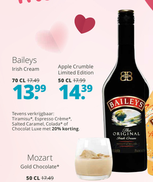 Aanbieding: Baileys Irish Cream