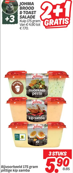 Aanbieding: Johma brood & toast salade