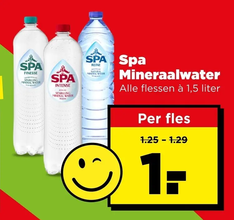 Aanbieding: Mineraalwater
