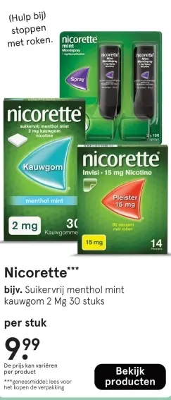 Aanbieding: Nicorette