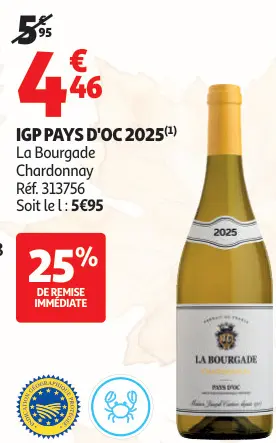 Offre: La Bourgade Chardonnay