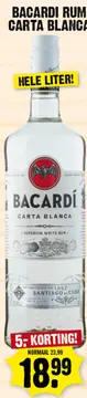 Aanbieding: Bacardi rum carta blanca