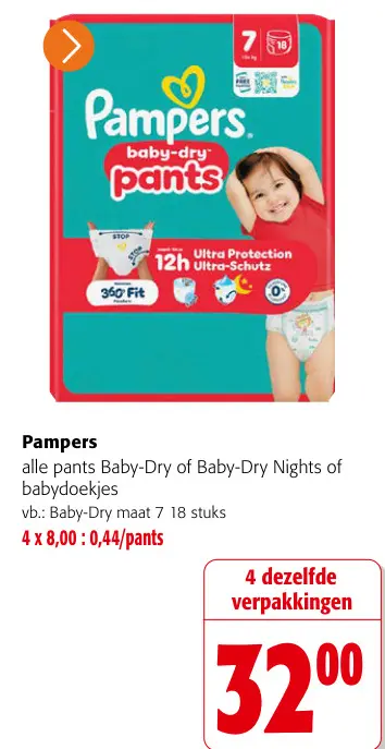 Promotie: Pampers Baby-Dry Pants