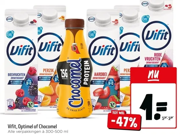 Aanbieding: Vifit, Optimel of Chocomel